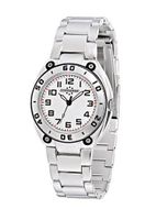Chronostar Young 3H 32mm White Dial with Steel Bracelet