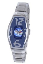 Chronotech CT.6281L-13M silver stainless-steel band .