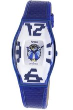 Chronotech CT.6281M-17 blue calfskin band .