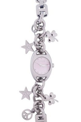 Chronotech CT.7010L-16M silver stainless-steel band .