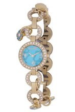 Chronotech CT.7011LS-08M gold stainless-steel band .