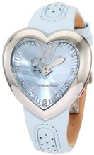 Chronotech CT.7688M/04 Heart Shape Light Blue Leather
