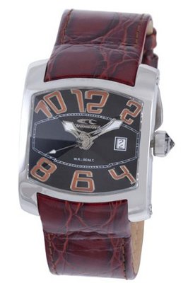Chronotech CT.7701M-06 brown calfskin band .
