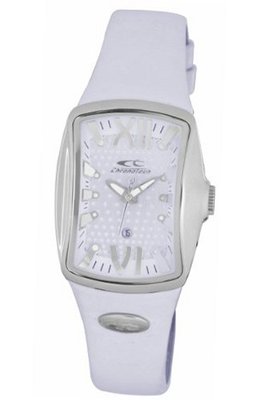 Chronotech CT.7906L-09 white calfskin band .