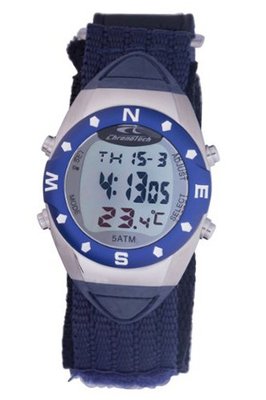 Chronotech CT.8070M-02 blue canvas band .