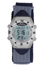 Chronotech CT.8070M-03 grey canvas band .