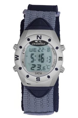 Chronotech CT.8070M-03 grey canvas band .