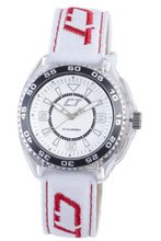 Chronotech White and Red Canvas