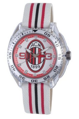 Chronotech White, Red and Black Canvas