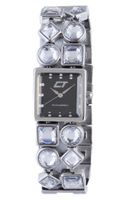 Chronotech Woman's Brown Mother of Pearl Dial Stainless Steel and Crystal