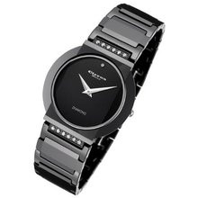 Cirros Luxury Unisex Black Ceramic with Diamond Model 2280GB