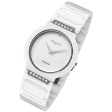Cirros Luxury Unisex White Ceramic with Diamond Model 2280GW