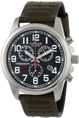 Citizen AT0200-05E Eco-Drive Chronograph Canvas