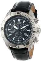 Citizen AT0810-12E "Eco-Drive" Stainless Steel and Leather