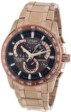 Citizen AT4106-52X Eco-Drive Perpetual Atomic Clock Synchronization Dress