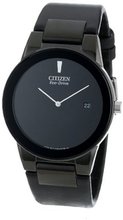 Citizen AU1065-07E Eco-Drive "Axiom" Black Leather Strap