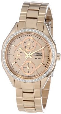 Citizen Drive from Citizen Eco-Drive POV 2.0 Rose Gold Tone Swarovski Crystal