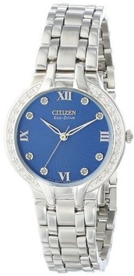 Citizen EM0120-58L "Bella" Analog Display Japanese Quartz Silver Casual