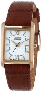 Citizen EP5918-06A Eco-Drive Brown Leather Dress