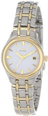 Citizen EW1264-50A "Eco-Drive" Silhouette Two-Tone Stainless Steel