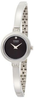 Citizen EW9920-50E "Eco-Drive" Stainless Steel and Swarovski Crystal