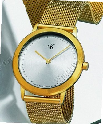 ck Calvin Klein minimal gold