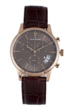 Claude Bernard 01002 37R BRIR Classic Rose Gold PVD Brown Dial Chrono Tachymeter