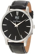 Claude Bernard 63003 3 NIN Classic Gents Black Dial Leather Date