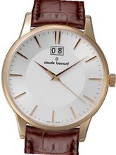 Claude Bernard Elegant and Thin Big Date Quartz Dress 63003-37R-AIR