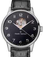 Claude Bernard Swiss Made ETA Automatic Open-Heart 85017-3-NBN