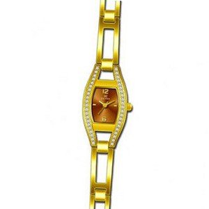 Clyda CLG0091HMBX Analog Quartz with Yellow Steel Bracelet