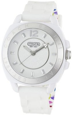 Coach 14501352 Boyfriend White Silicone