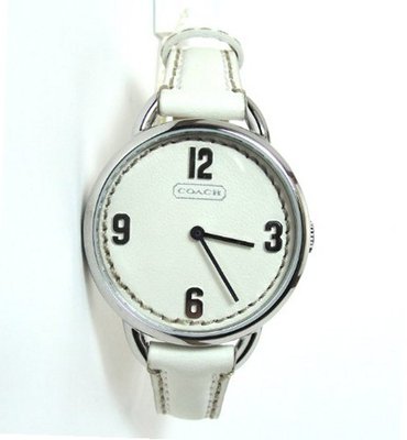Coach 14501806 White Leather