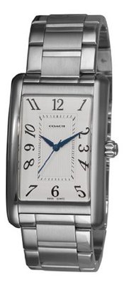 Coach 14600964 Lexington White guilloche Dial