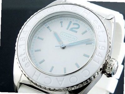 Coach Andee Boyfriend White Rubber Strap 14501375