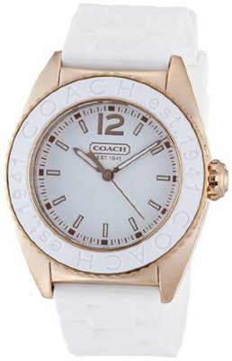 Coach Andee Boyfriend White Rubber Strap 14501407