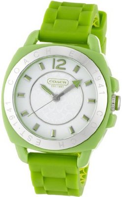 Coach Boyfriend 14501425 Jelly Silicone Strap Green