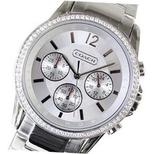 Coach Boyfriend Crystals Chrono Ladies Stainless Steel 14501568
