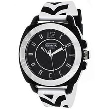 Coach Boyfriend Silicone Rubber Zebra Strap 14501622