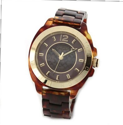 Coach Boyfriend Tortoise Plastic Bracelet 14501388