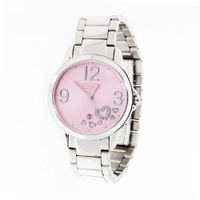 Coach Classic Pink Dial Stainless Steel Bracelet 14501223