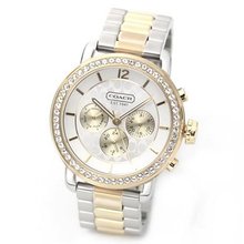 Coach Gold Signature Dial Chrono Sport Duo-tone 14501649
