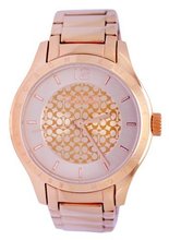 Coach Rose Gold Tone Printed Dial 14501793