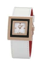 Cobra CO139SR1L1 Analog Quartz with White Dial and White Leather Strap