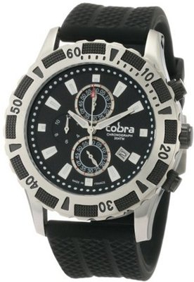 Cobra CO601SB2S2 Douglas Chronograph Sport Analog Black