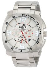 Cobra CO607SS1M Aviator Chronograph Sport Analog White