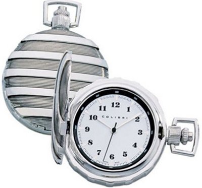 Colibri Antique Finish Silvertone Pocket