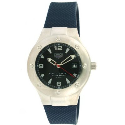 Colibri Casual Blue Strap Black Dial CXW095612