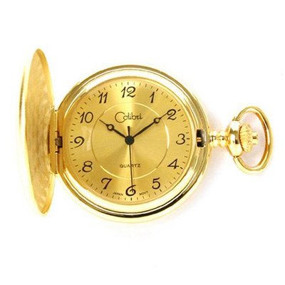 Colibri Hunting Case Goldtone Pocket Classic PWS095105