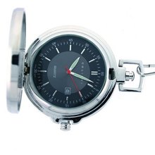 Colibri Modern Pocket Silver Case Black Dial with Calendar PWQ096848J